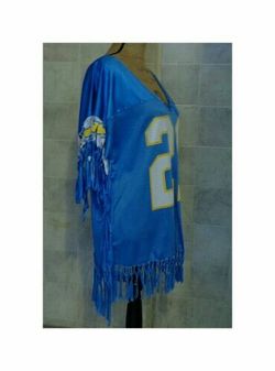 One of One Custom Handmade Vintage San Diego Charger s Nike Jersey Dress Top for Sale in Chicago IL OfferUp
