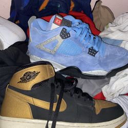 Blue Swave Jordan 4s