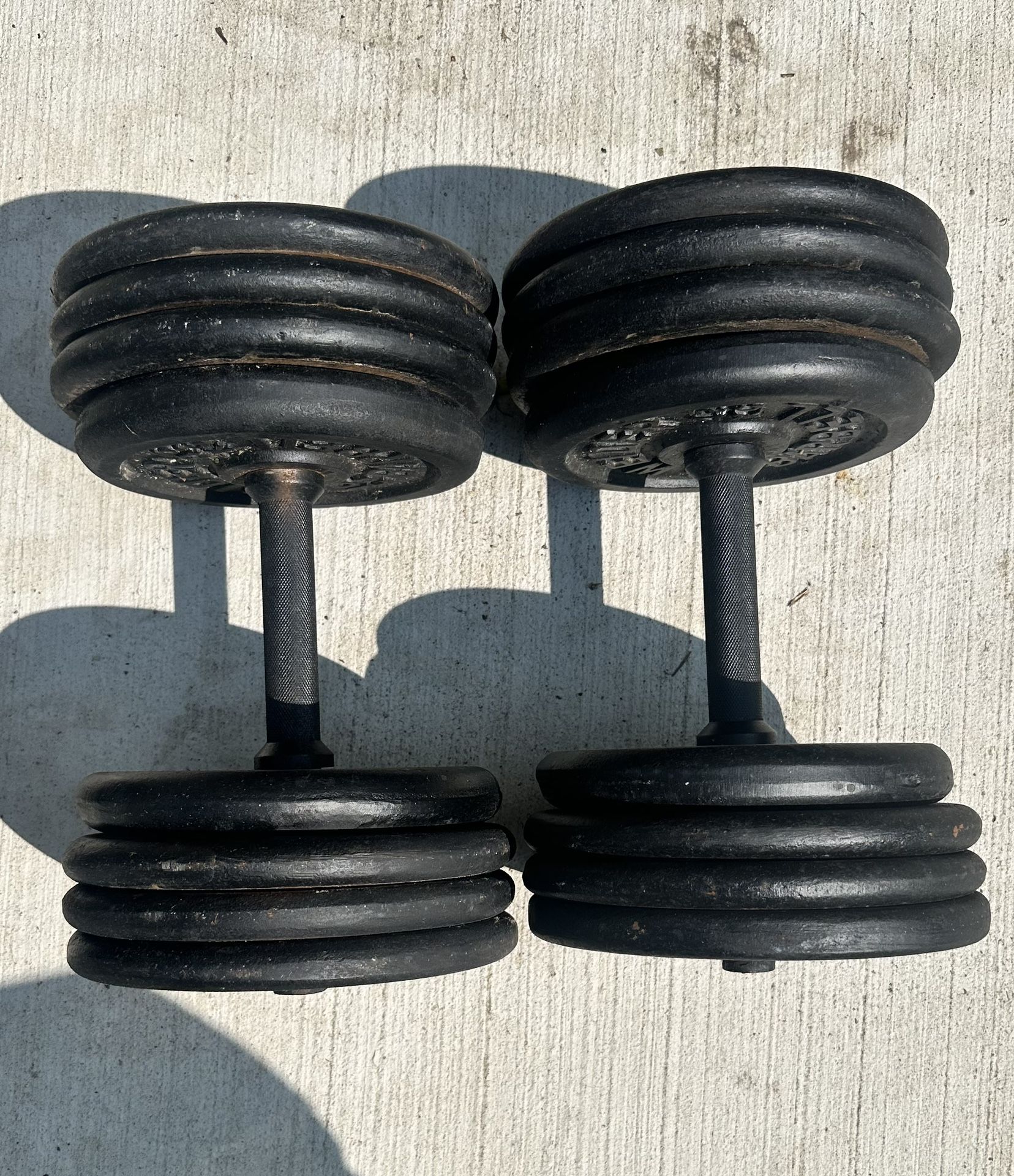 80lb Dumbbells