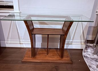 Living Room Furniture- Coffee table, Entry table, Hutch, Futon, Cabinet with drawers and vase