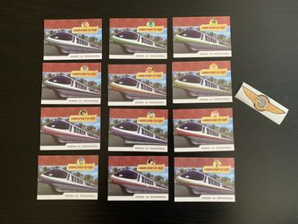 Walt Disney World Transportation Collectors Cards-Monorails