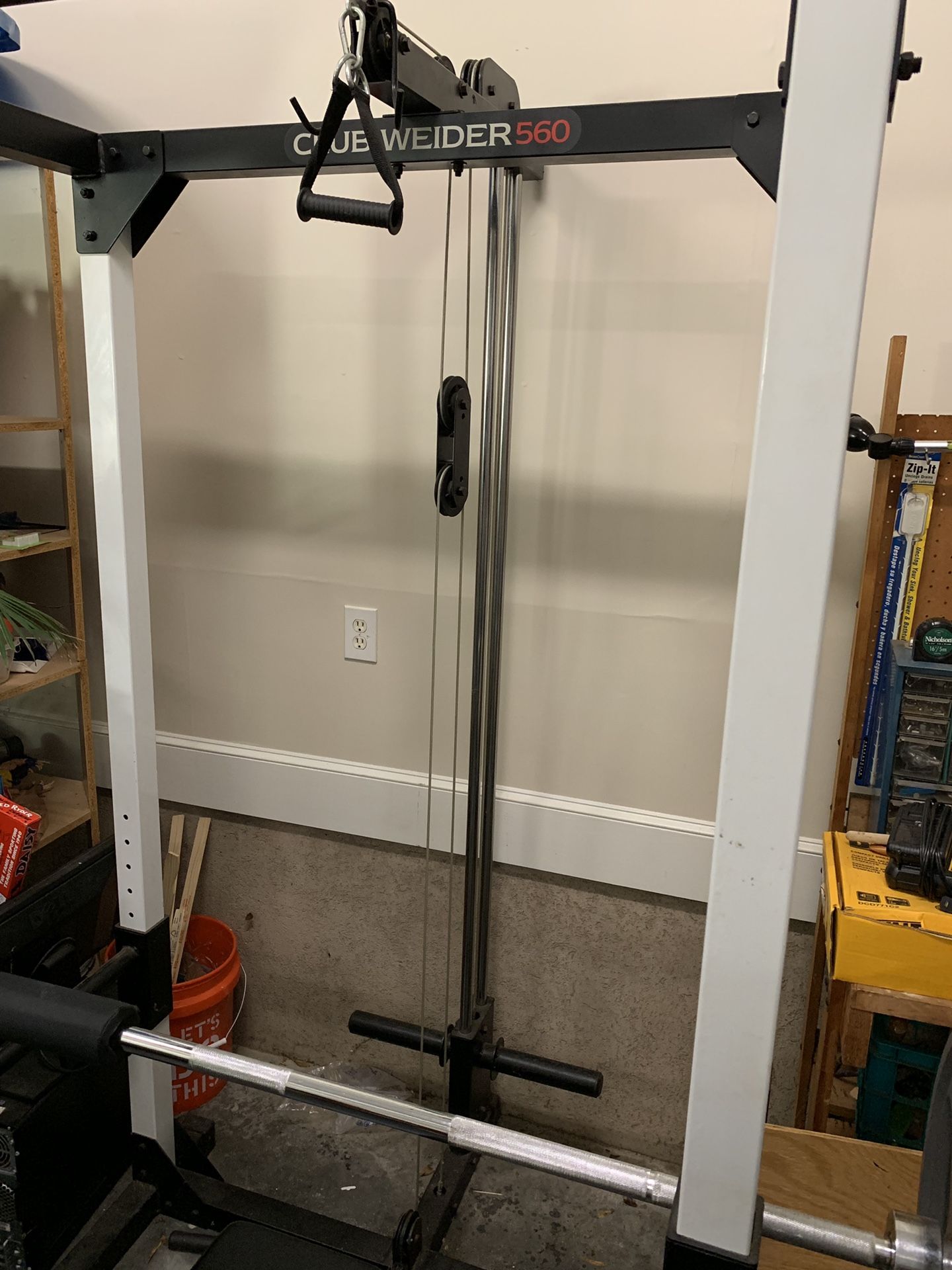 Full Home Gym Weight Set Weider 560) for Sale in Charlotte, NC