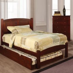 Twin Bed (either trundle or 3 drawers )