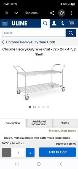 Heavy duty cart with weels