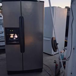 Kenmore stainless steel & black double door fridge "NO ICE & NO WATER" [PLEASE READ DESCRIPTION ⬇️