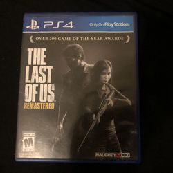 The Last Of Us Remastered Ps4 Used