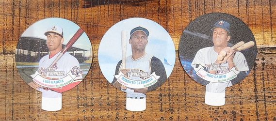 2021 Topps Heritage Luis Garcia Baseball Stars Bubble Gum Insert. Luis  Garcia Rod Carew Roberto Clemente