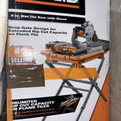 Wet Tile Saw (8in 12amp) NEW IN BOX