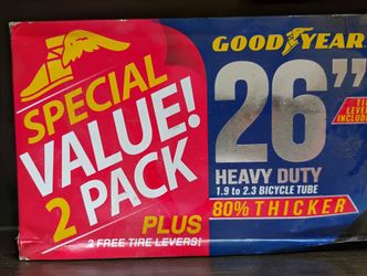 2 New Bicycle Tubes 26" Heavy Duty $10