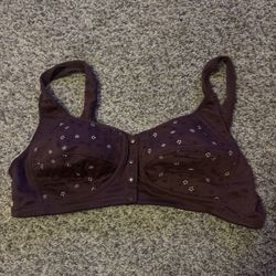 purple floral bralette 