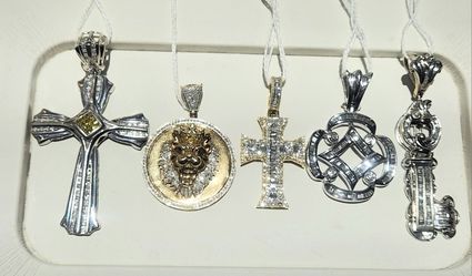 Pendants Charms Medallions Diamonds Dijes Pendientes Medallas Diamantes