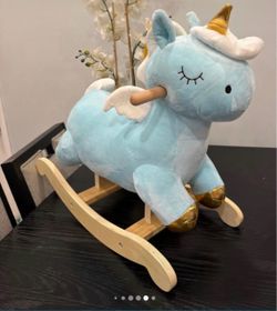 Unicorn rocking chair