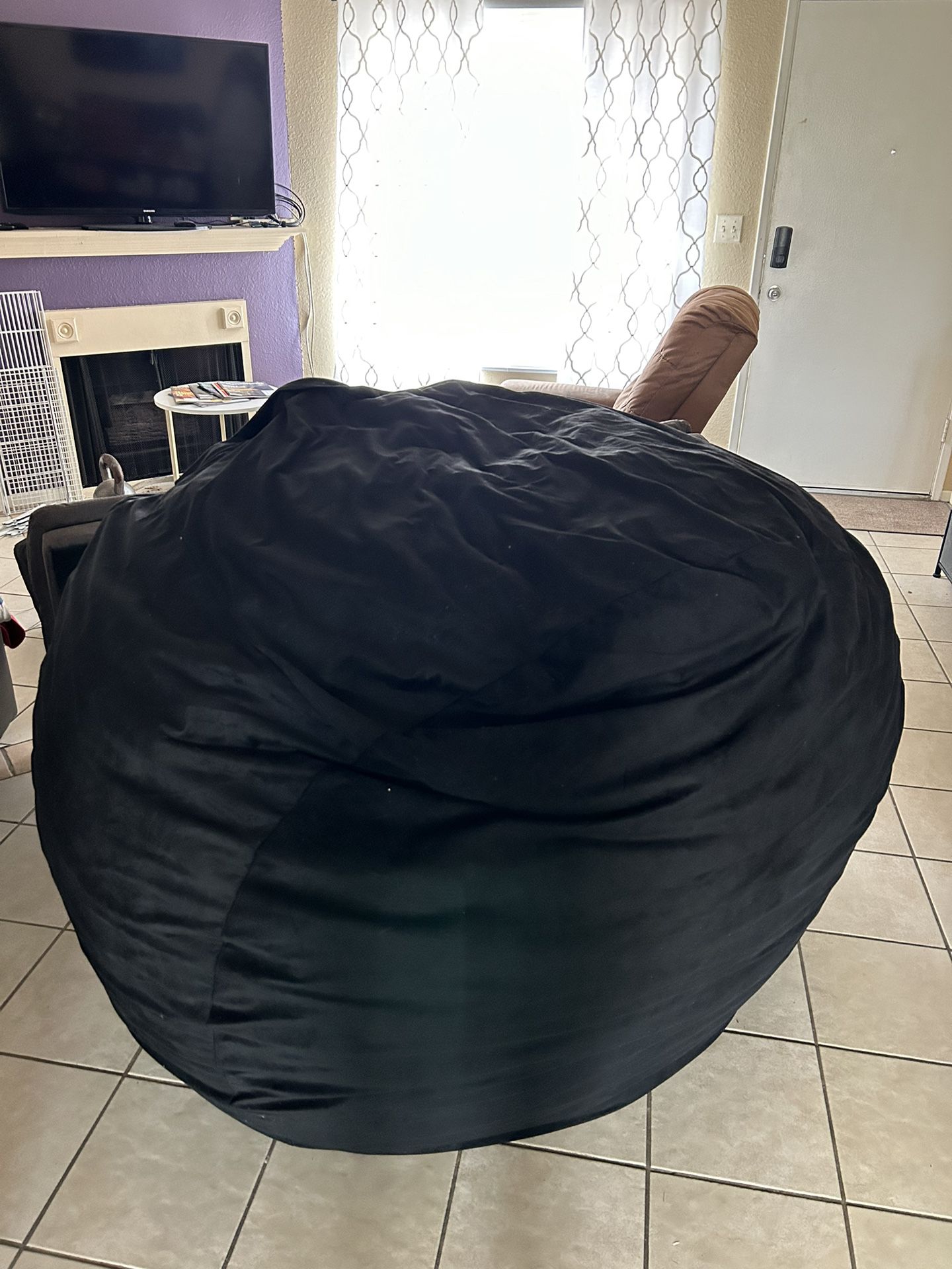 Large Ultimate sack Black Bean Bag 