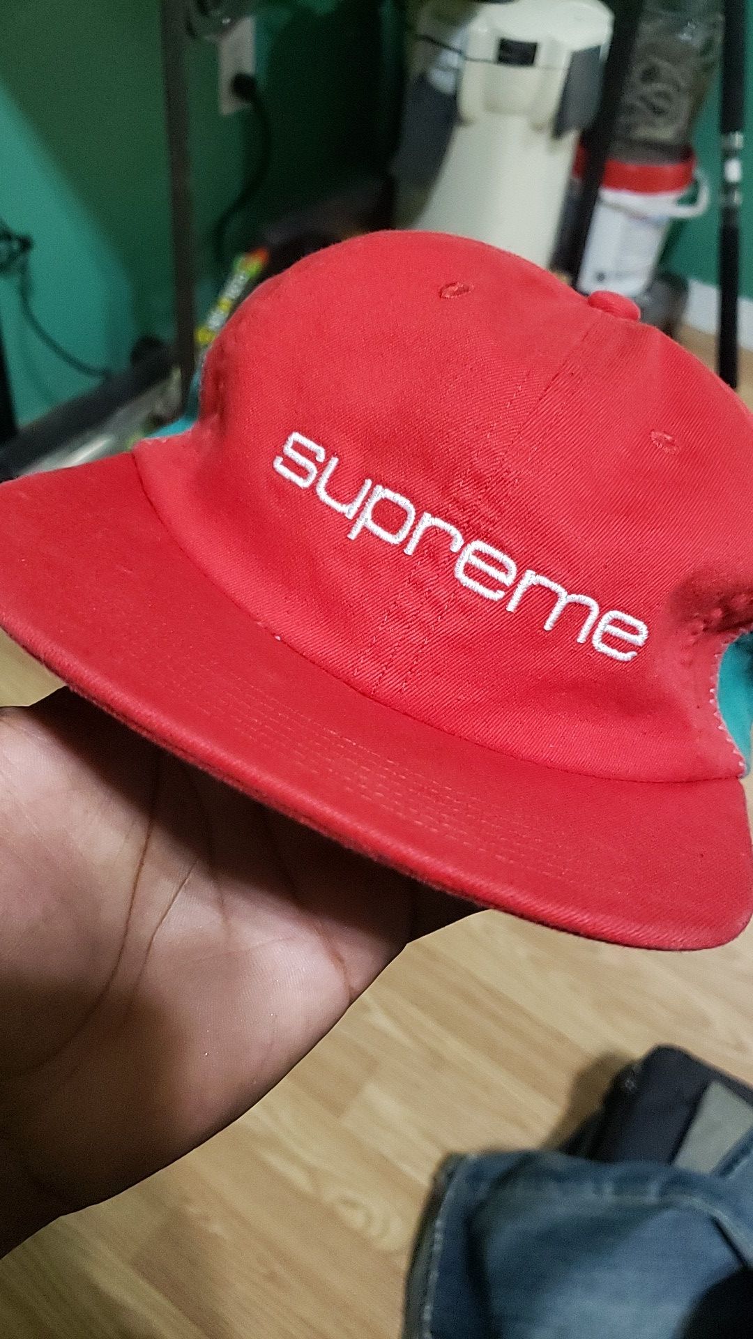 supreme hat rasta color way