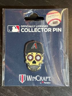 Arizona Diamondbacks Collector Pin - Skull Pin W/Cap