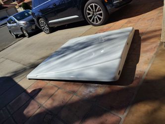 White Hard Tonneau Cover Truck Bed