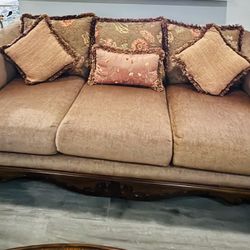 Maharaja Sofa Set ..3 Piece, 2 Piece & 1 Piece Full Set With Cushions..