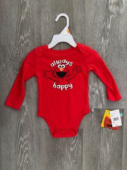Sesame Street Elmo Baby Bodysuit 12M