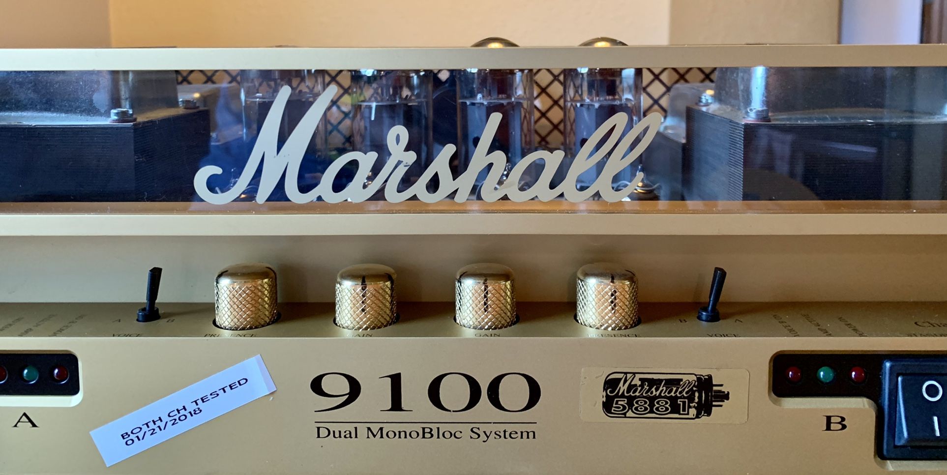 Marshall 9100 Dual 50W/50W Tube Power Amp