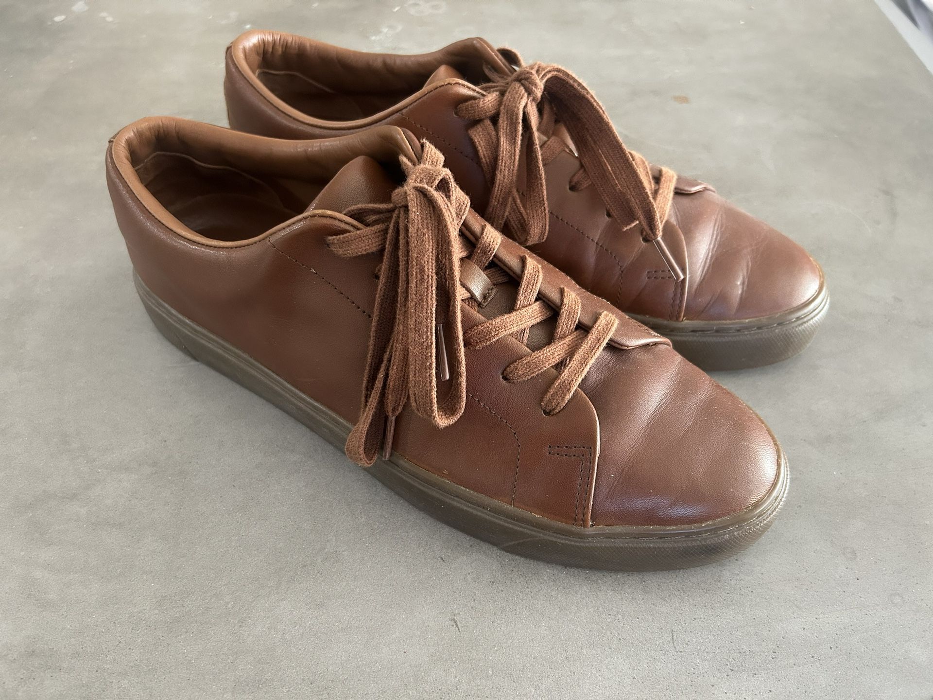 Jcrew Designer Full Leather Sneakers