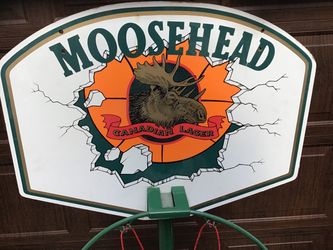 Vintage Moosehead Hoop and Stand