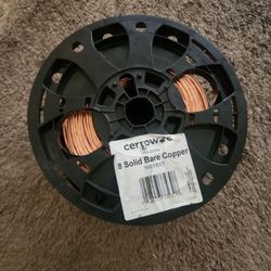 #8 Bare Copper Roll 500ft For Sale