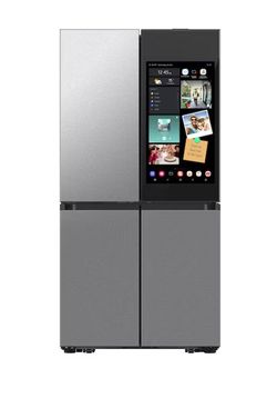 Samsung Bespoke AI Counter-Depth Family Hub 23-cu ft 4 -Door 36-in Wide with Dual Ice Maker and Door within Door 