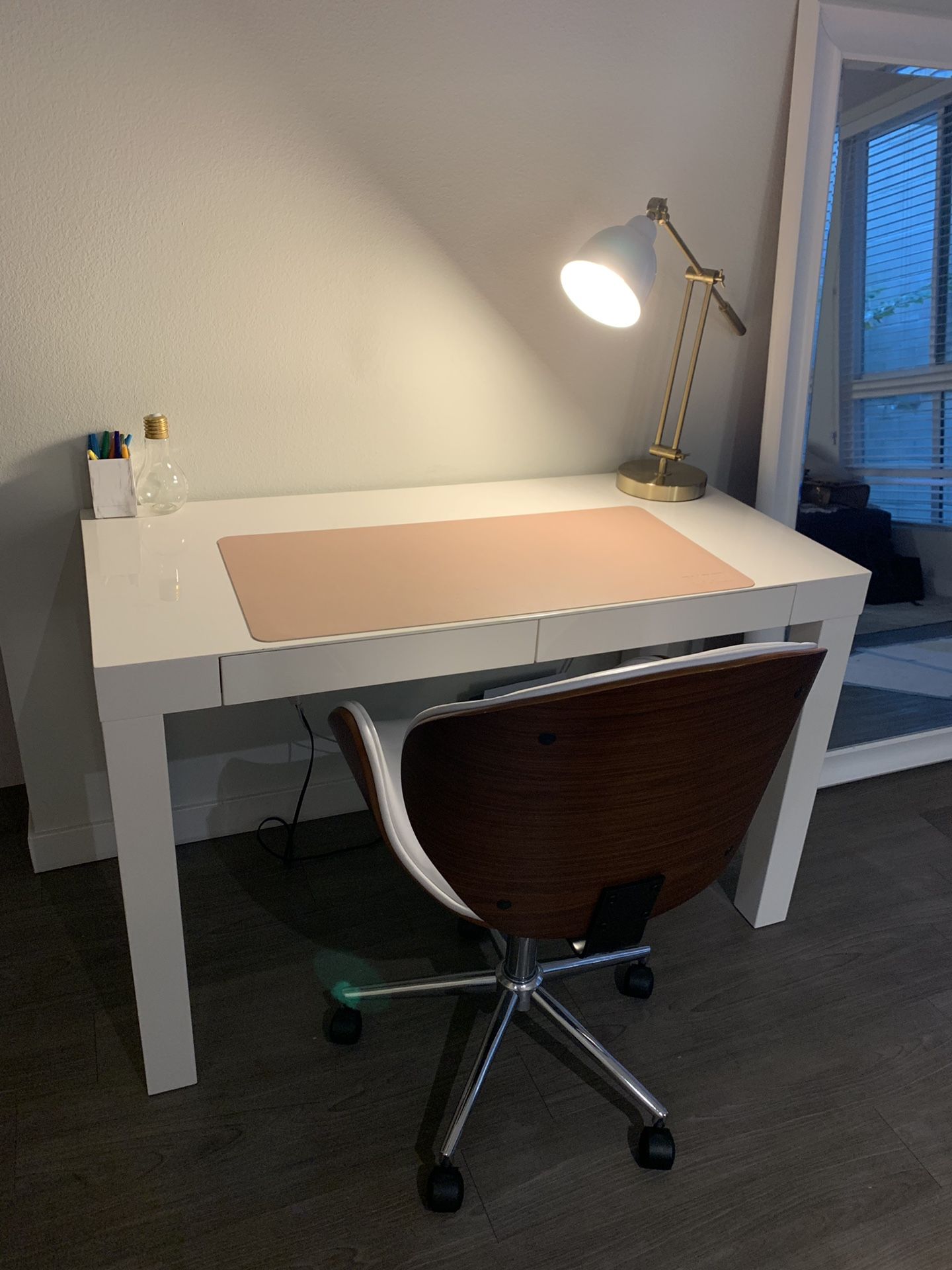 White Parsons Desk (West Elm)