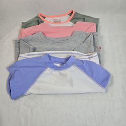 Lot of 4 cat and Jack girls shirts size. 10-12