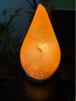 Teardrop Shape Salt Lamp