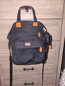 Navy Blue Diaper Bag Backpack