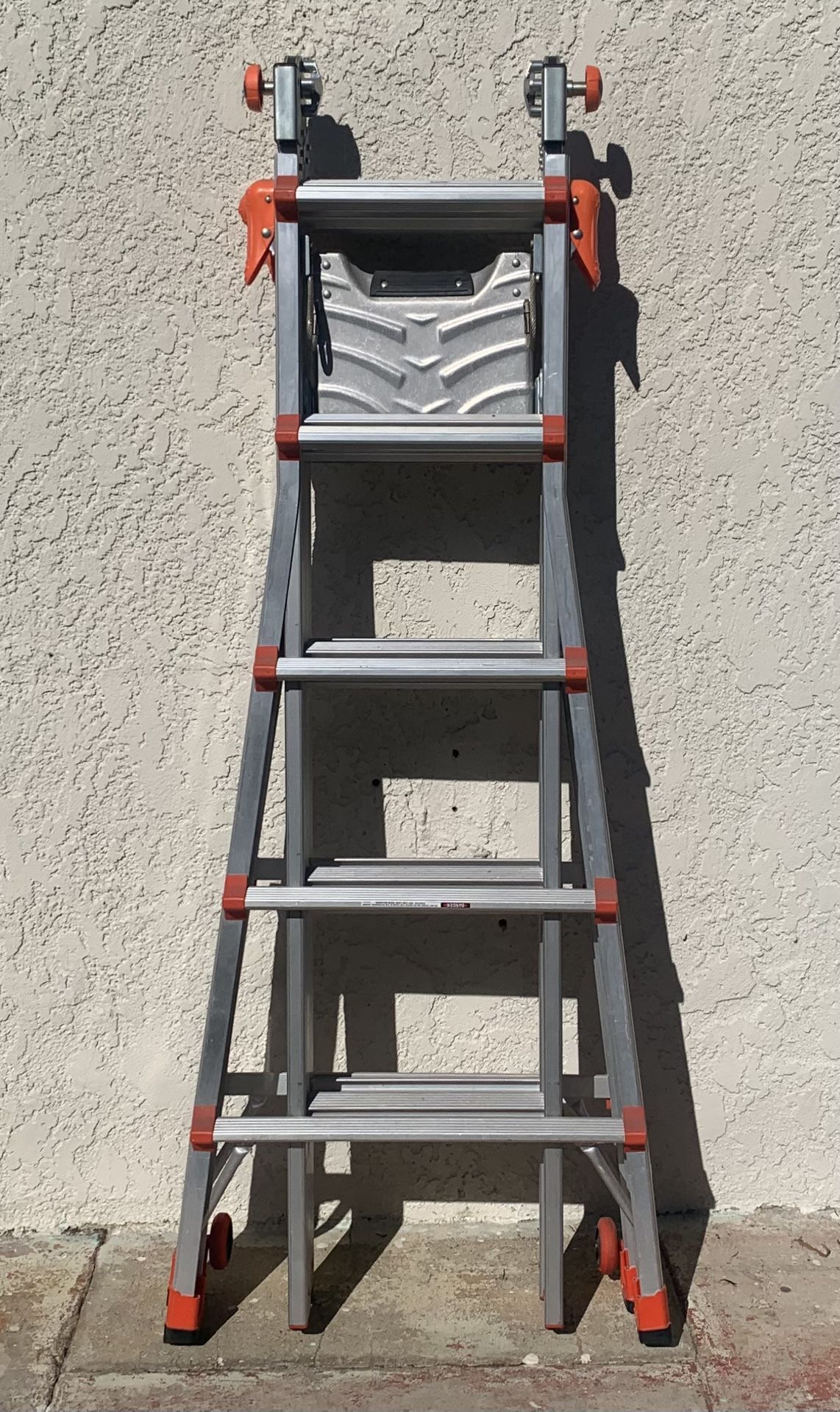 Little Giant XTREME 300lbs Model 22 1A Articulated Extendable Ladder w/ Wheels PLUS Accessories