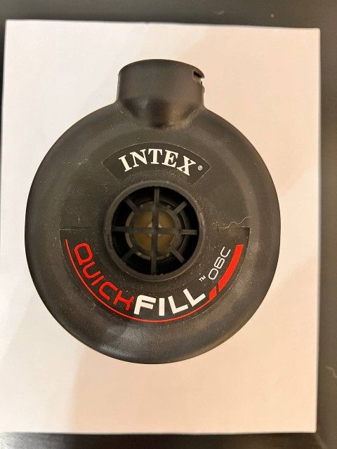 INTEX QuickFill Battery Air Pump: Inflates and Deflates Air Mattresses, Inflatable Kayaks, Boats, Toys