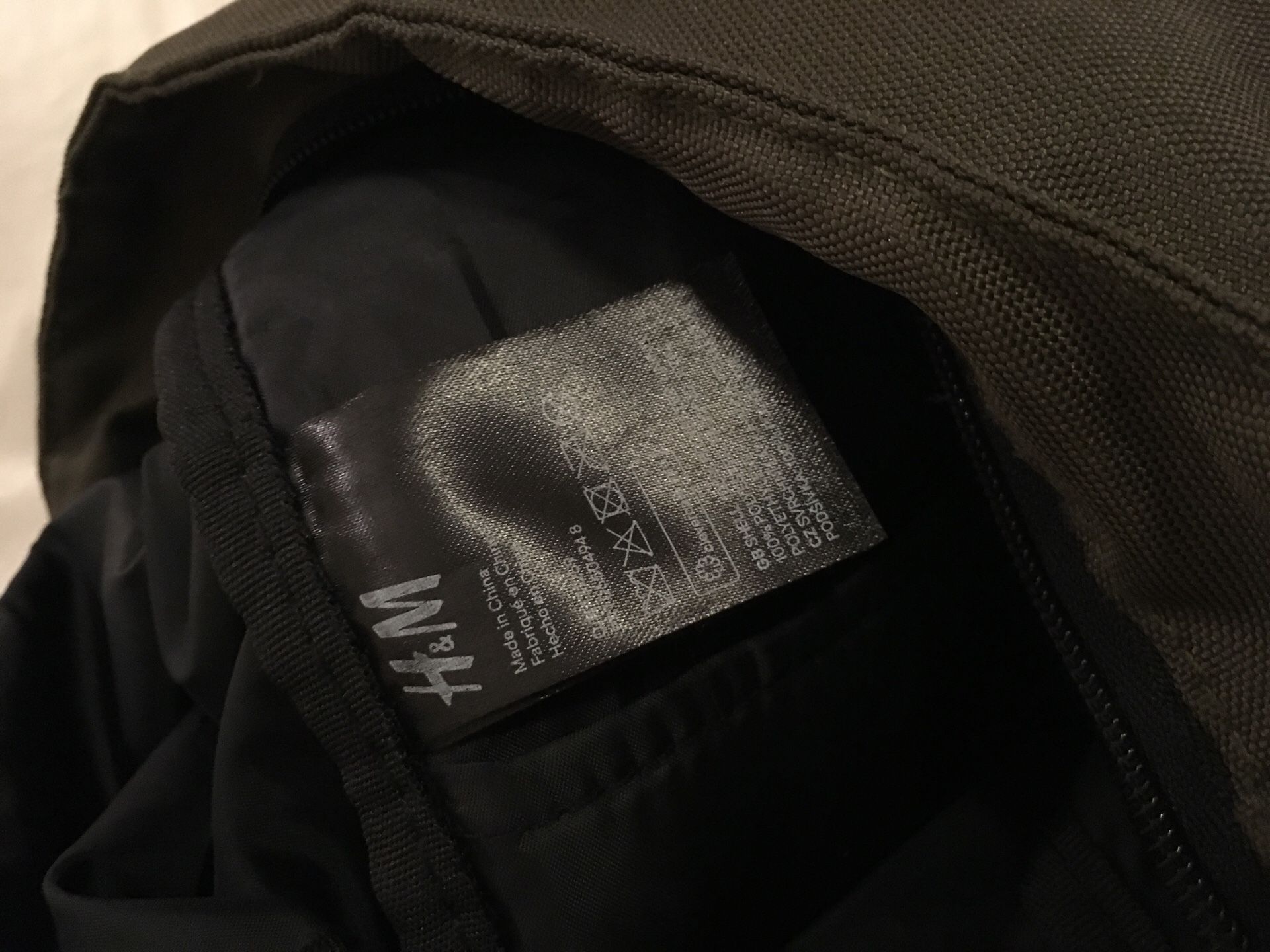H&M Backpack with Roll-top Opening