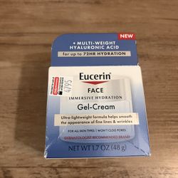 Eucerin Face Immersive Hydration Gel Cream 