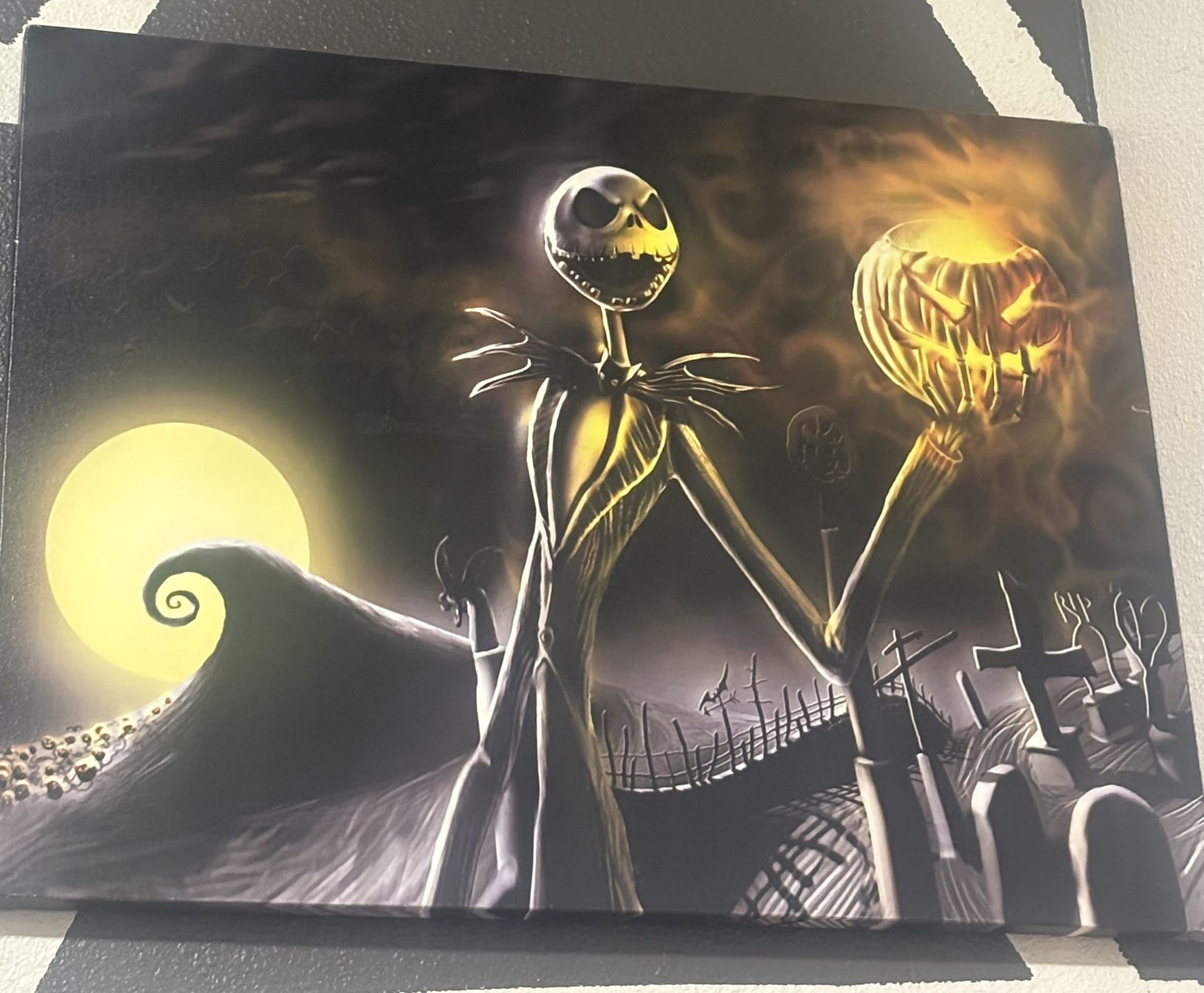 Jack The Skeleton Painting