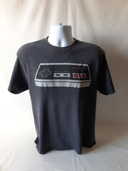 Nintendo Classic Controller men's short sleeve t-shirt size L