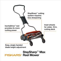 Fiskars Blade Reel Mower