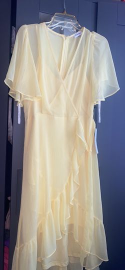 Bright Yellow Calvin Klein Dress