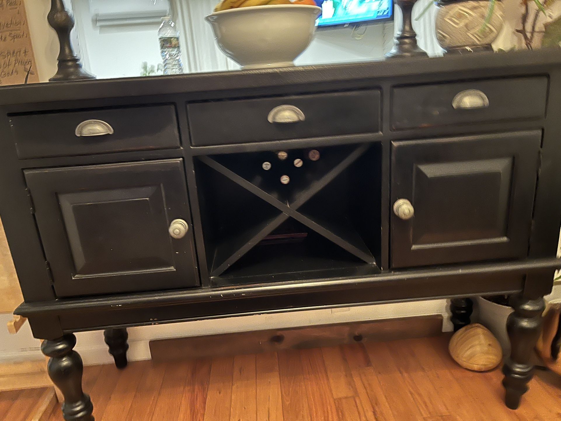 Dining Room Wooden Server & Table