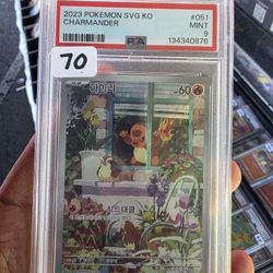 Charmander Squirtle Bulbasaur Korean Set Psa 9