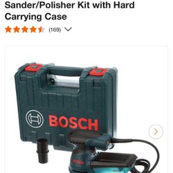 $50-bosch 5 Inch Orbital Sander With Hard case