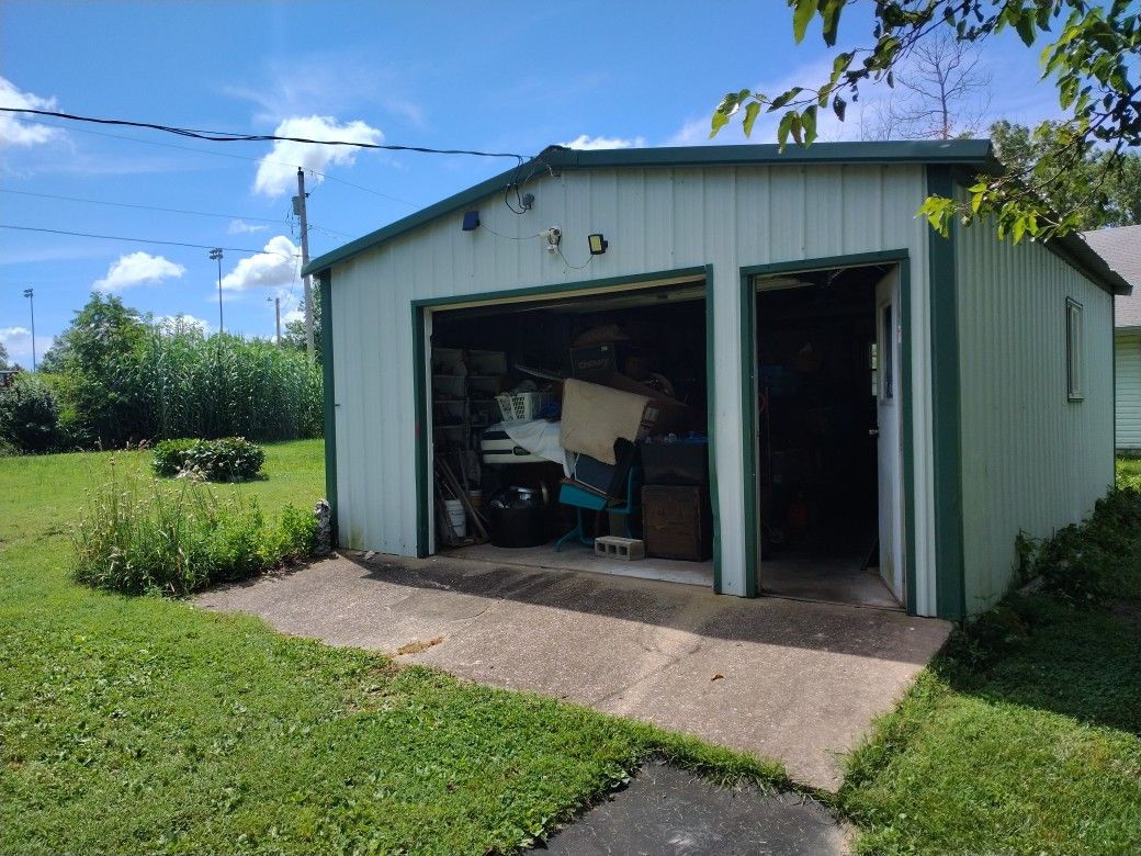 All Metal One Car Garage