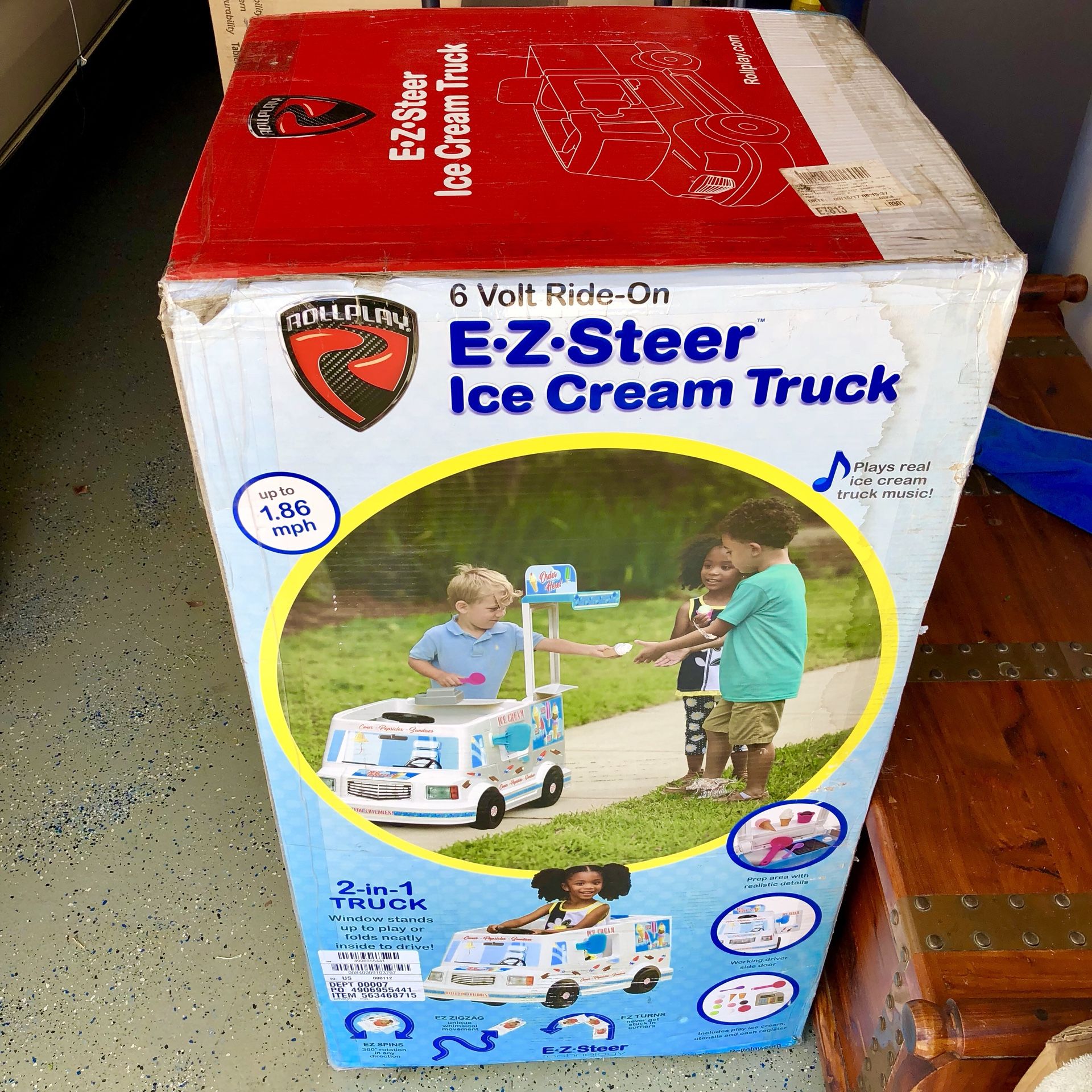 Rollplay ice sale cream truck