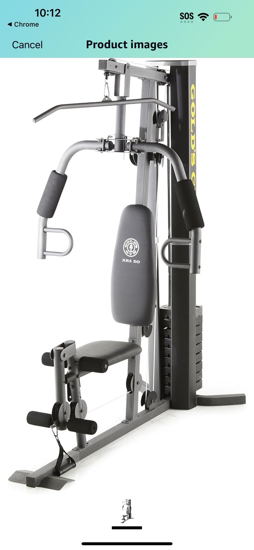 Exercise Machine Gold's Gym Xrs 50 Weight Pin Xrs 50 Golds