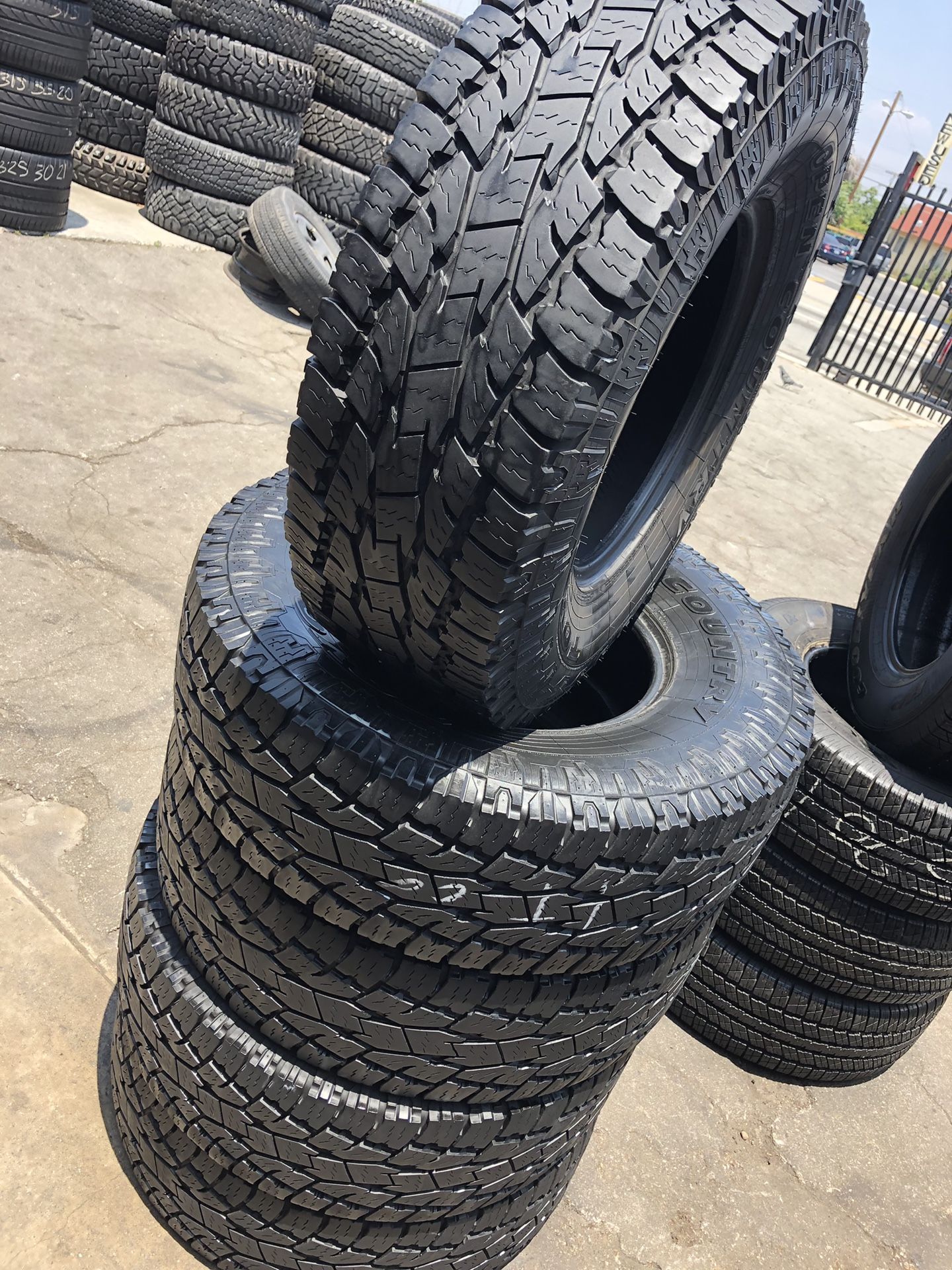 285/75R17 Nitto All terrain tires (4 for $340)