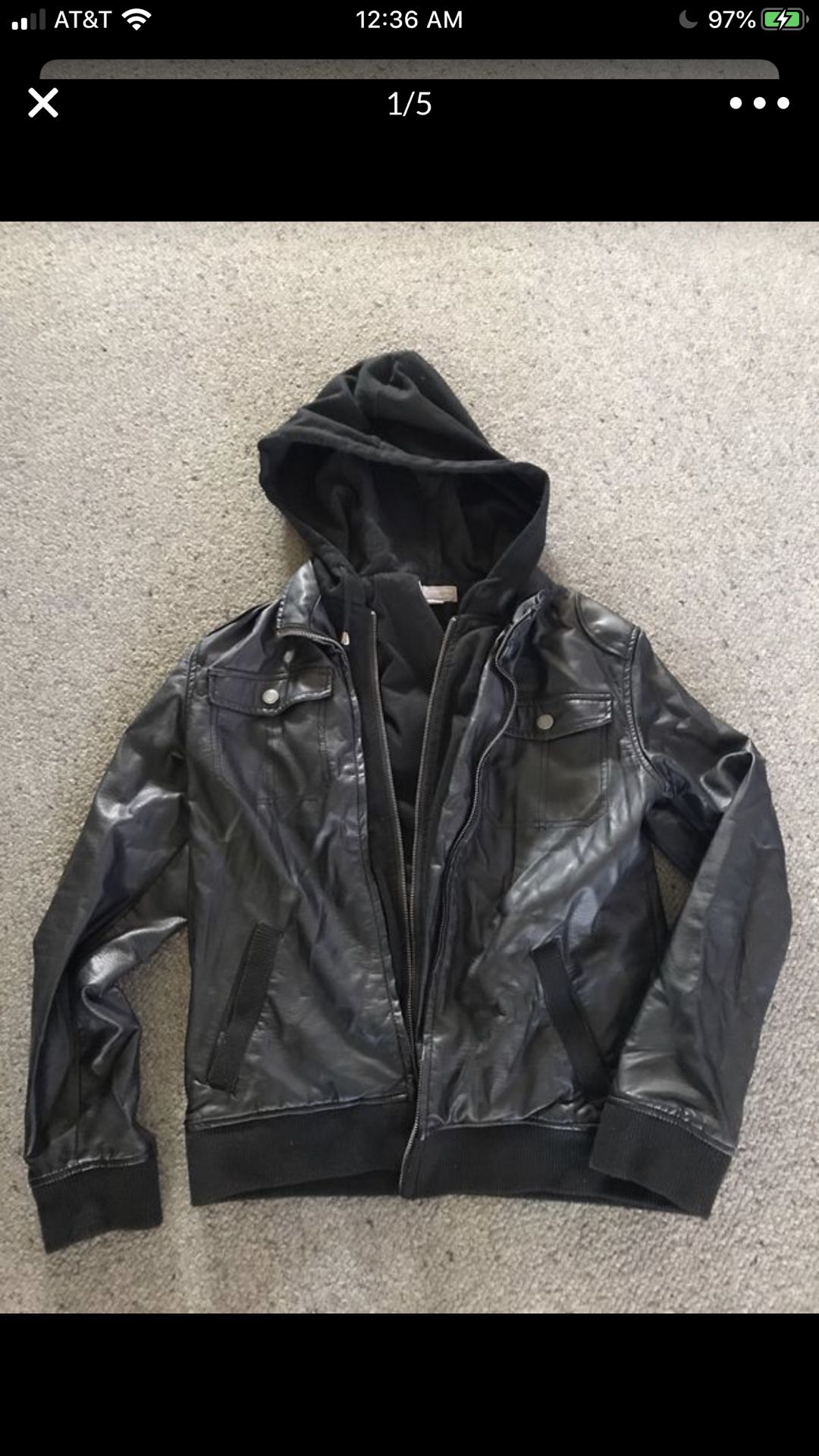 CHARLES AND HALF CREEPSTER JACKET: men's size small