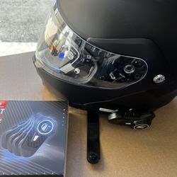 HJC Helmet Dual Visor Tinted Visor With Bluetooth Size Xxxl Dot New 