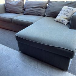 Blue/gray Sectional 