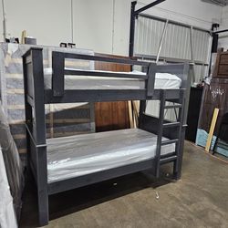 Twin Bunk Bed And Mattress